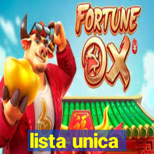 lista unica